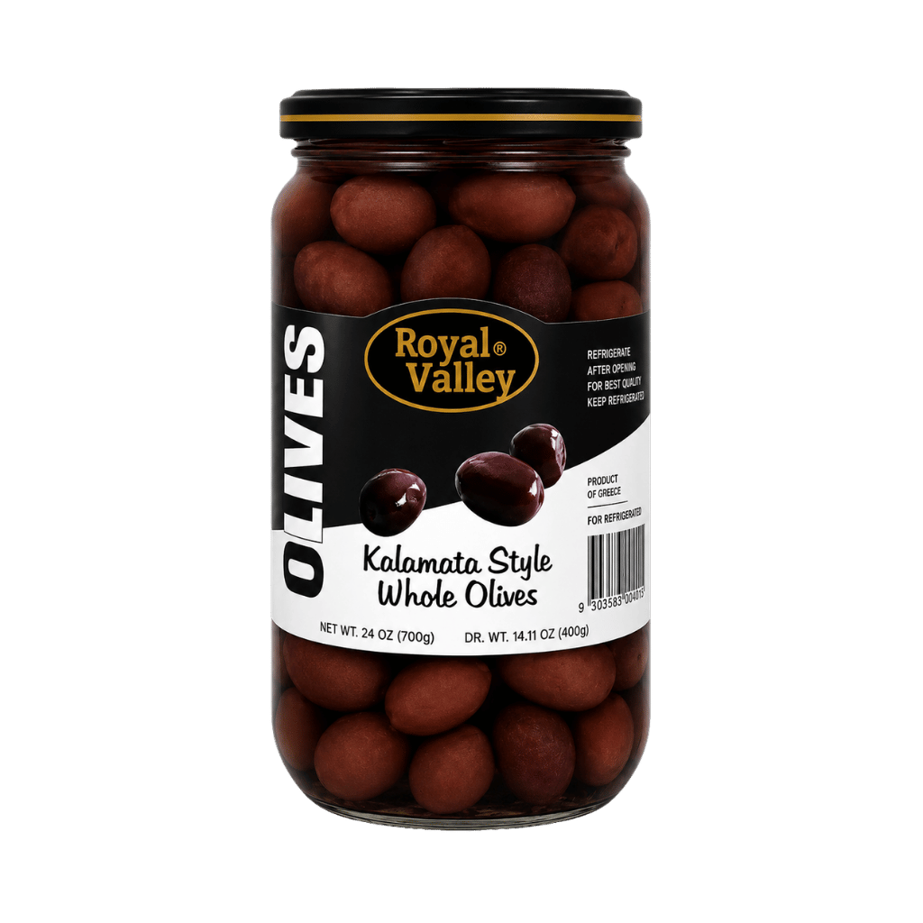Royal Valley Kalamata Style Whole Olives 700 g buy online USA - 1